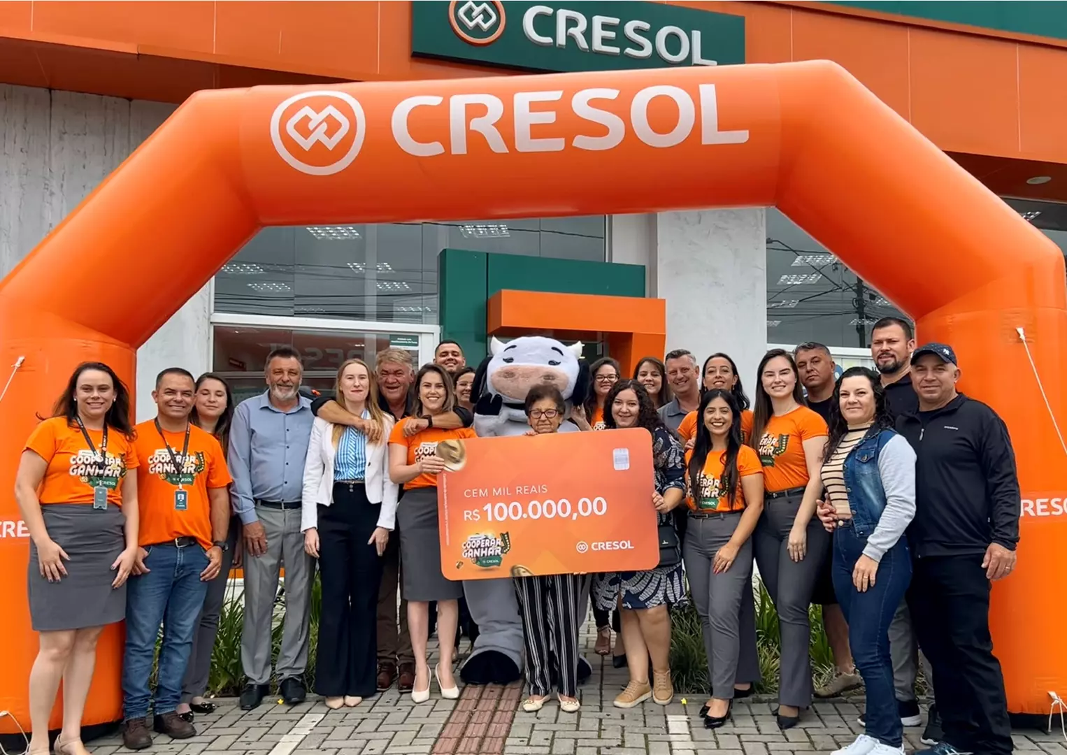 Cresol Triunfo divulga ganhadora do 8º sorteio da campanha Cooperar é Ganhar